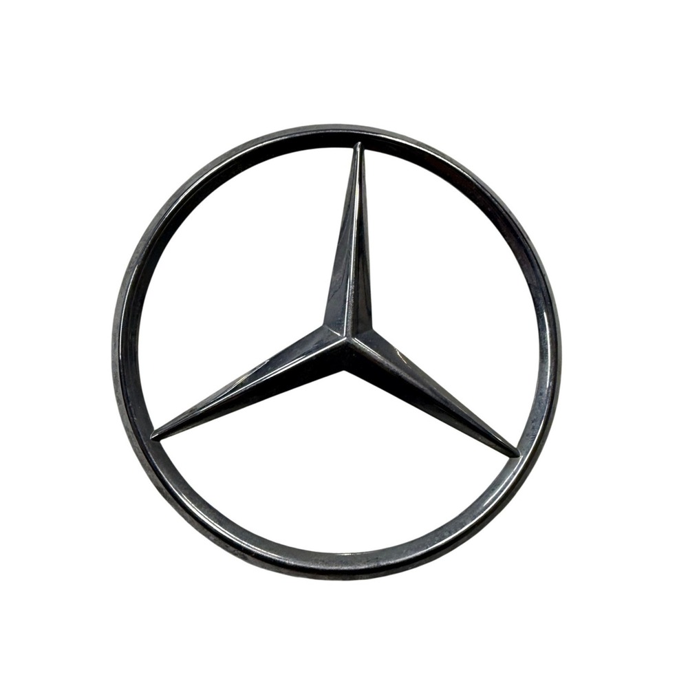 Vintage Mercedes-Benz Chrome Star Hood Ornament Grille Emblem 3-Inch Logo